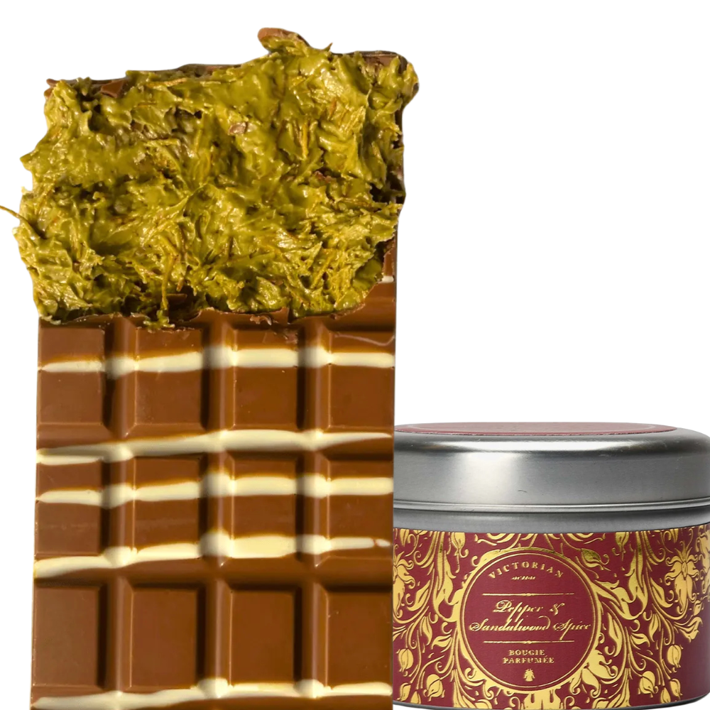 Dubai Sjokoladestang | Pistasj og sjokolade